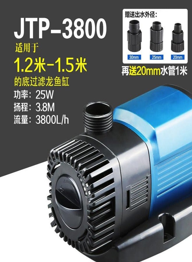 VAYINATO (JTP-3800 | Power : 25W | Output : 3800L/H | Maximum Lifting Height : 3.8M) Adjustable Flow Control Submersible Frequency Variation Energy Saving Pump For Aquairum Fish Tank - Image 2